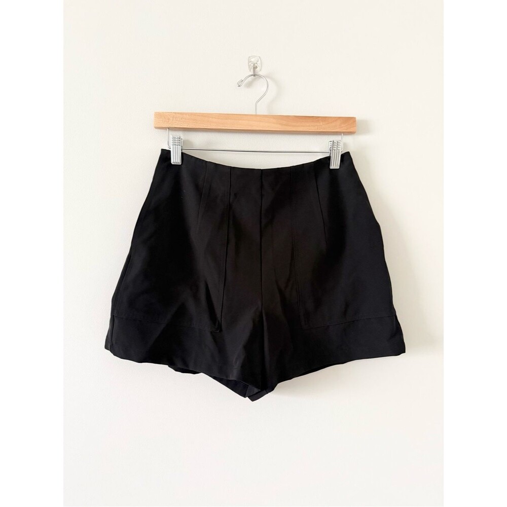 NWT Sincerely Jules High-Waist Black Tailored Shorts with Back Zipper Size M